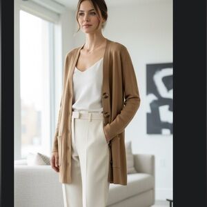 Vintage Currants S long button cardigan sweater preppy quiet luxury